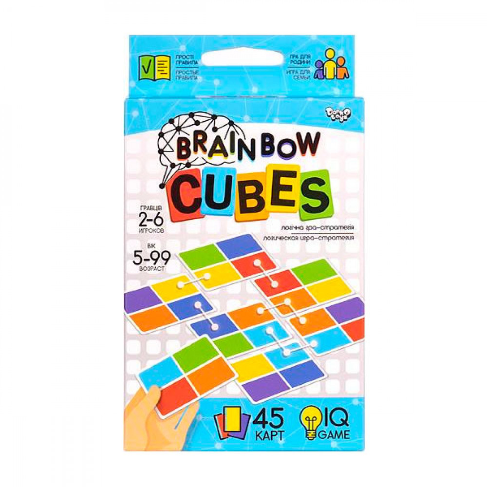 Игра карточная настольная BRAINBOW CUBES G-BRC-01-01