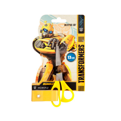 Ножницы детские 13 см Kite TF19-122 Transformers желтые