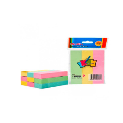 Блок бумаги  липкий  C 3 - 3 стик 3 * 3 цветной 100 листов