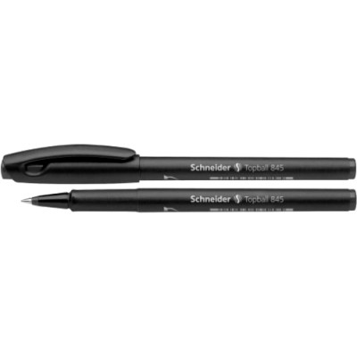 Ручка роллер "Schneider" TK TOPBALL 845 03 черная 0,3 мм