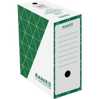 Короб архивный картонный А4 150мм AXENT 1733-04-A зеленый