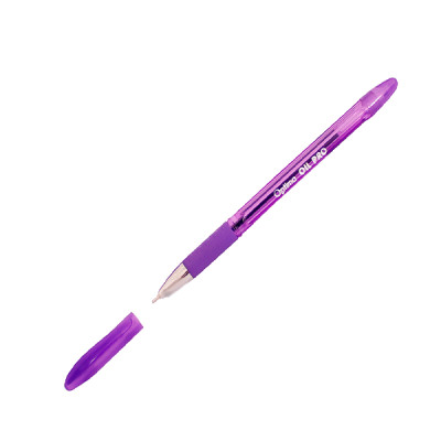 Ручка шариковая "Optima" 15616-12 "Oilpro" фиолетовая 0,5 мм