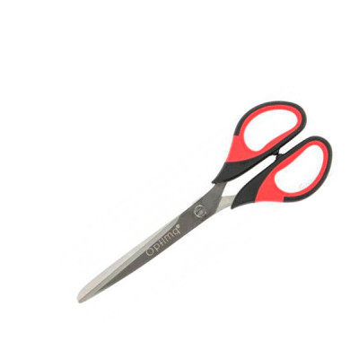 Ножницы "Optima" 18 см красно-черные O44405
