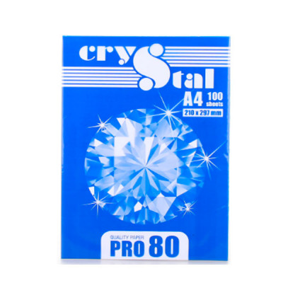 Бумага  А4 CRYSTAL PRO 80 С 80г/м2 (100л) *