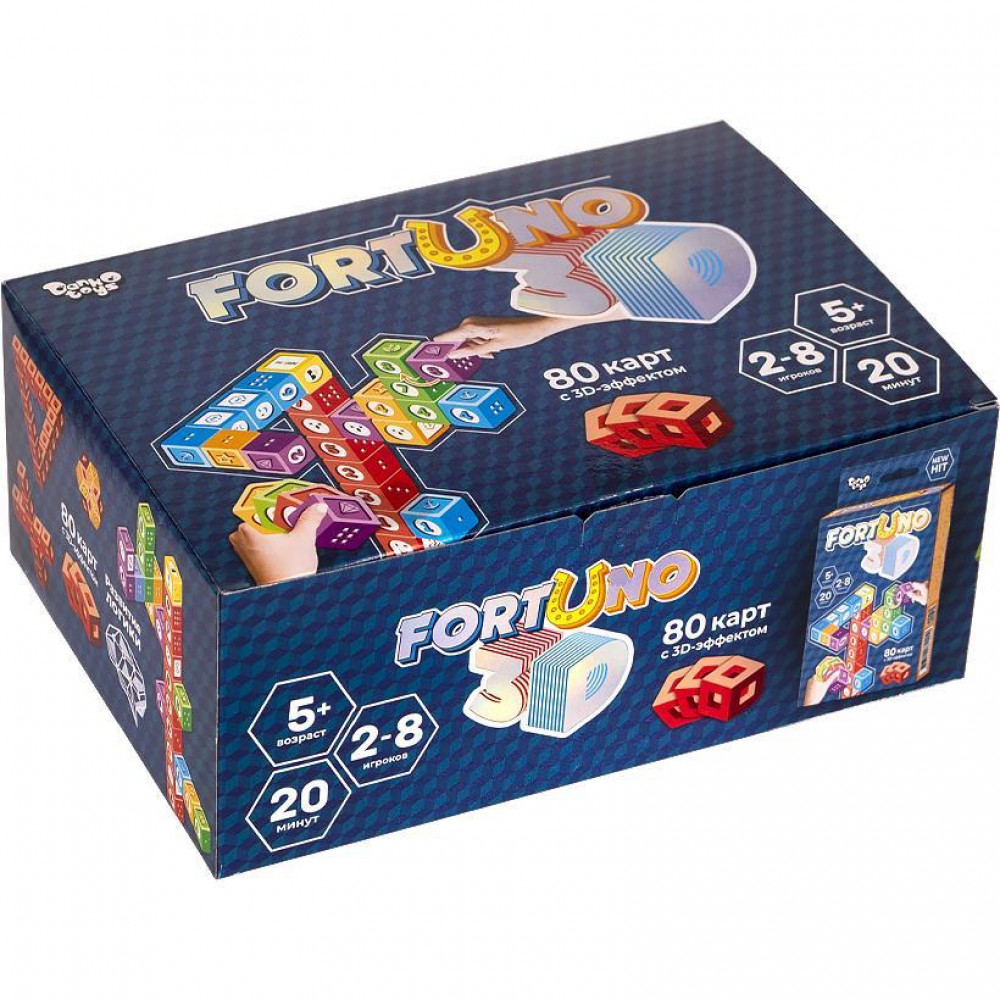 Игра настольная развлекательная FORTUNO 3D GF3D-01-01 рус