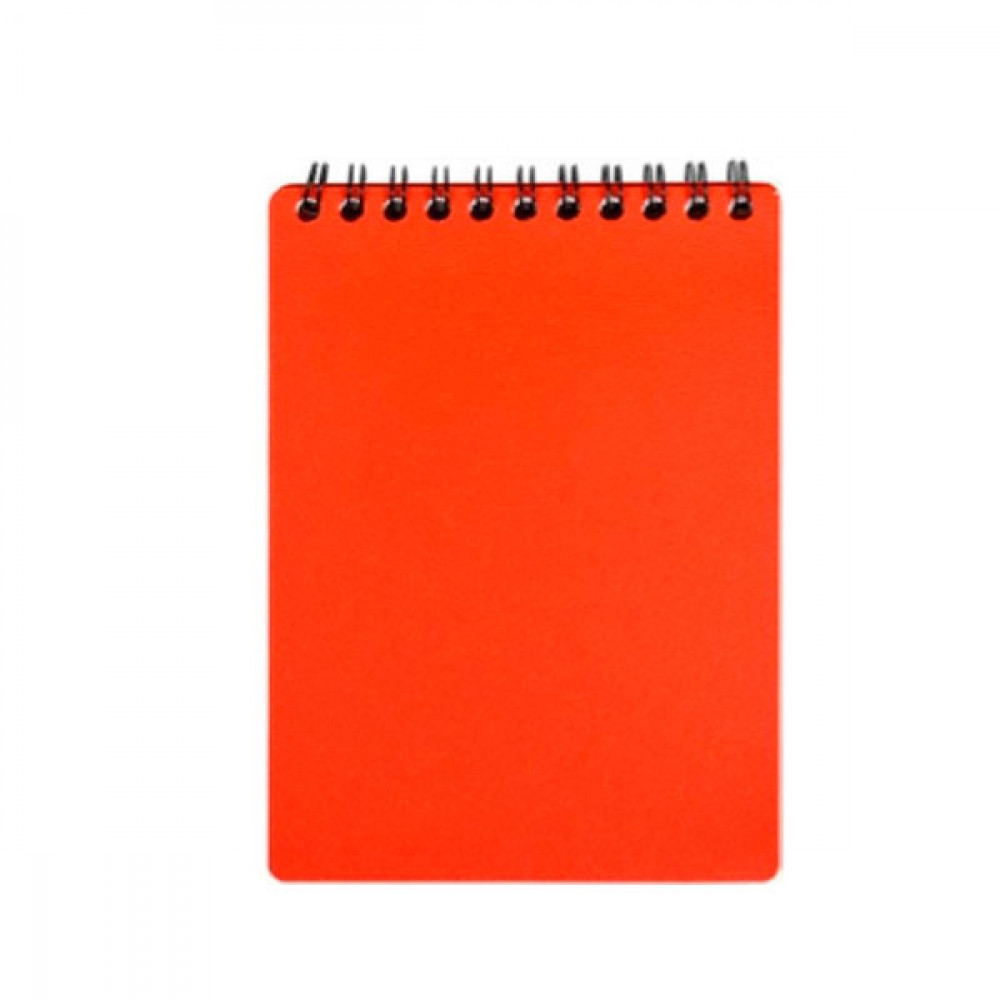 Блокнот А6 60л # Minibook ВА6360-810 пл.обл. спир.верх. оранжевый
