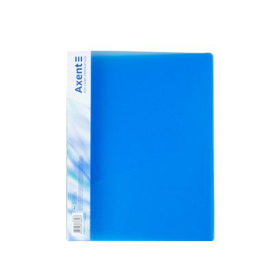 Папка-скоросшиватель пластиковая  А4 "Axent" 1304-22 прозрачная синяя