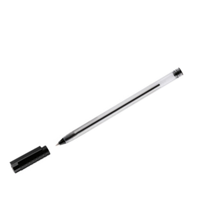 Ручка шариковая Optima O15691 Hype корпус прозрачный (0,7 мм) черная
