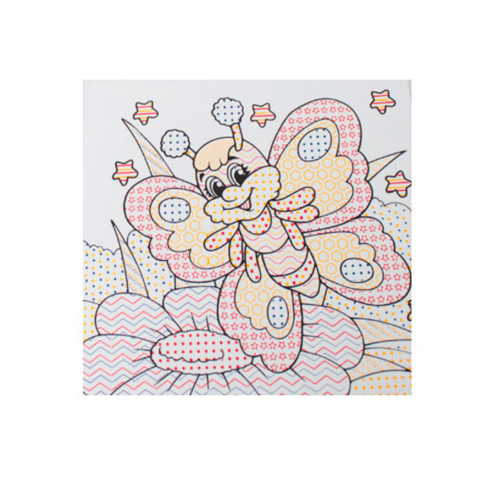 Раскраска водная "Цветы" мини