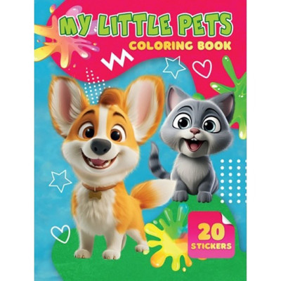 Раскраска А4 My Little Pets с наклейками А06012504 8 страниц **