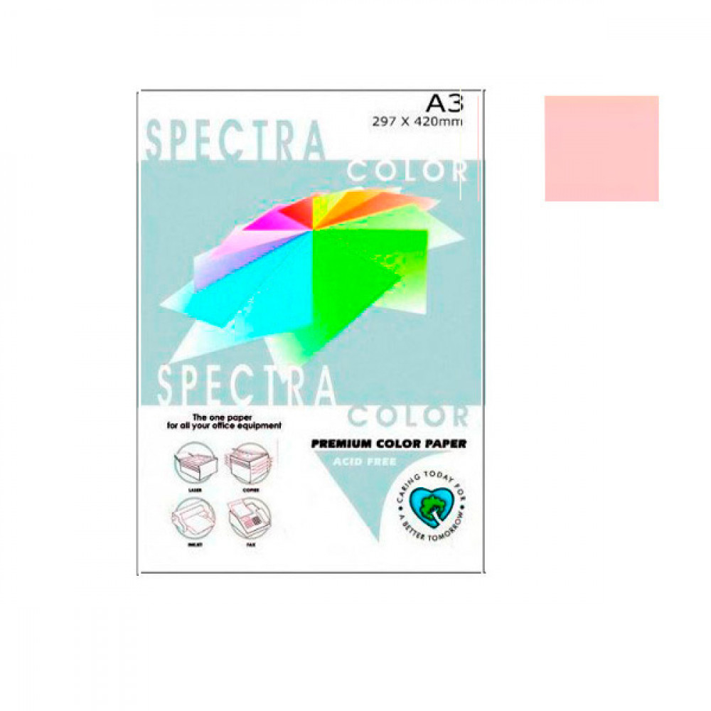 Бумага "Sinar spectra" А3 80 г/м2 (500 л) 140 светло-розовая **