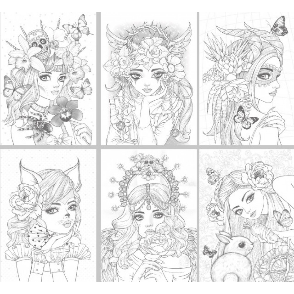 Раскраска 297х210 на скобе 23376 8 листов **