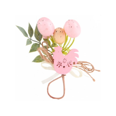 Декор Пасхальный петух 5004-050 16см **