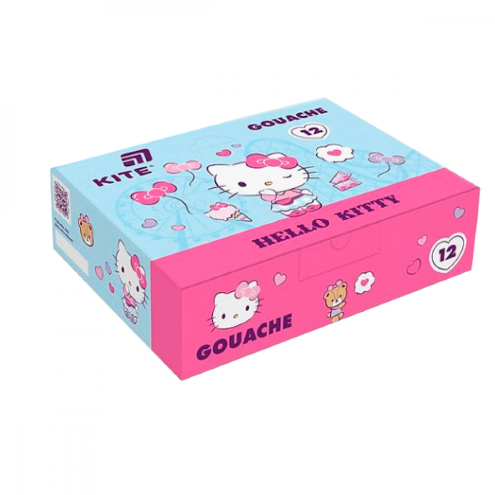 Гуашь 12цв Kite HK25-063 Hello Kitty 20мл