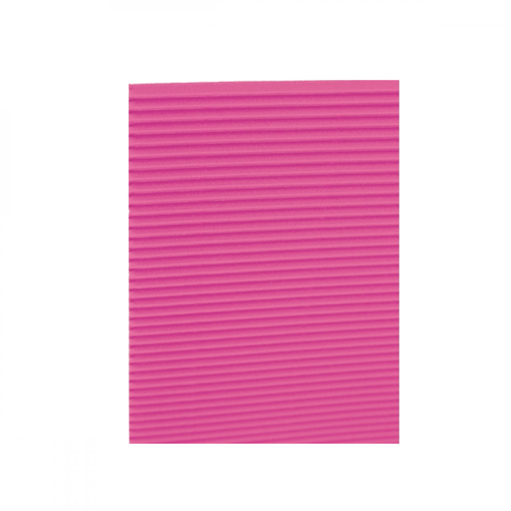 Бумага цветная А4 2 мм 1 лист Гофрокартон MX-61889 160 г розовый