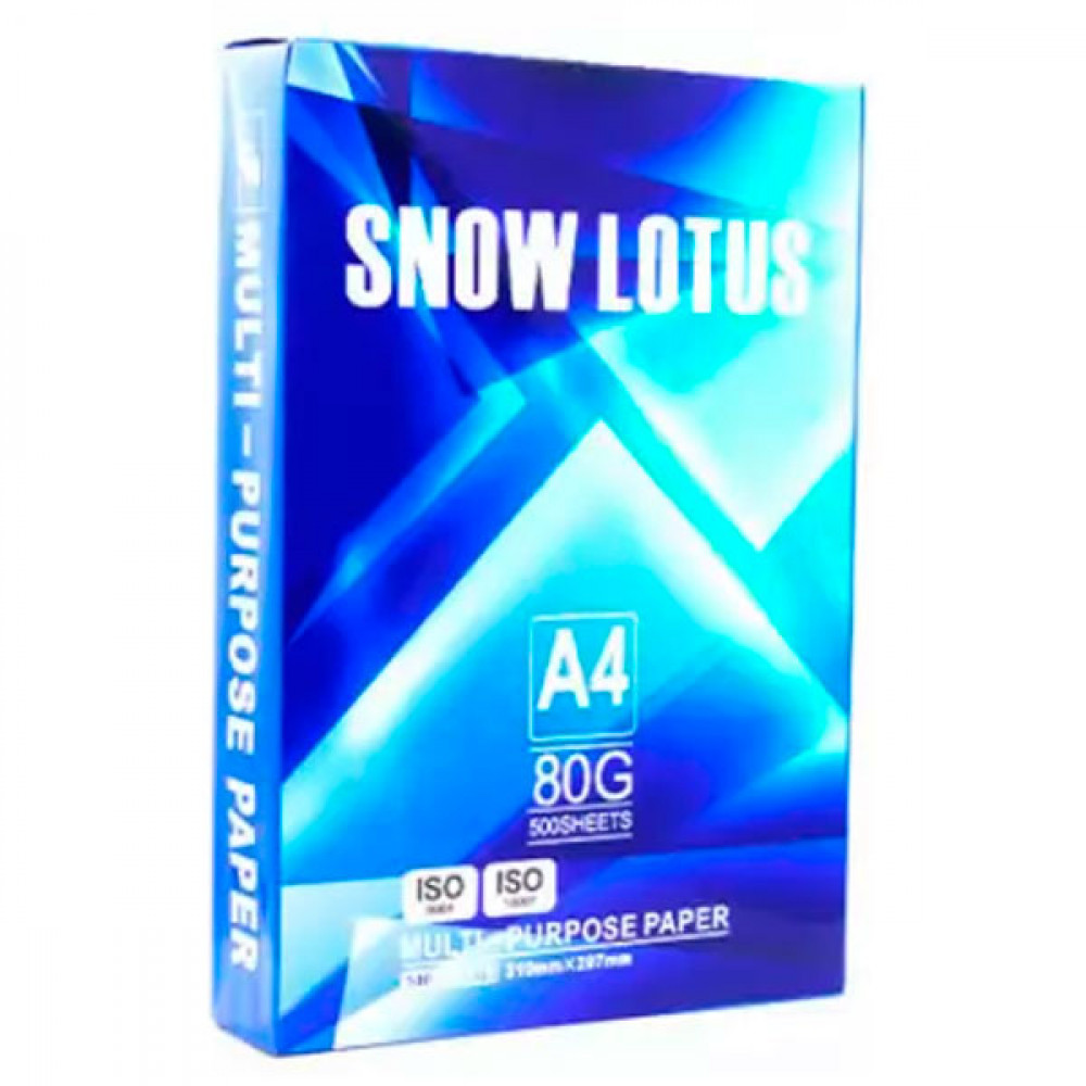 Бумага А4 SNOW LOTUS 80г/м2 500л