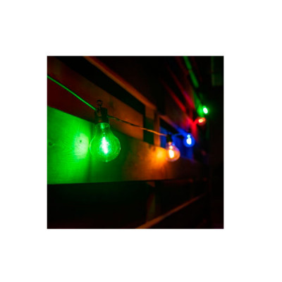 Гирлянда электрическая 10 LED 801173 ламп Уличная РЕТРО d60 цветная 8 м **