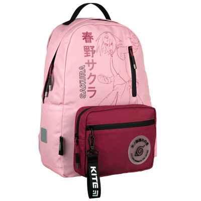 Рюкзак школьный подростковый  Kite NR23-949M Education Naruto  teens розовый  ##