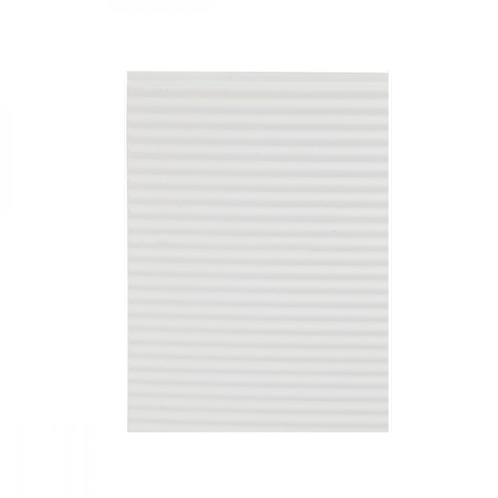 Бумага цветная А4 2 мм 1 лист Гофрокартон MX-61896 160 г белый