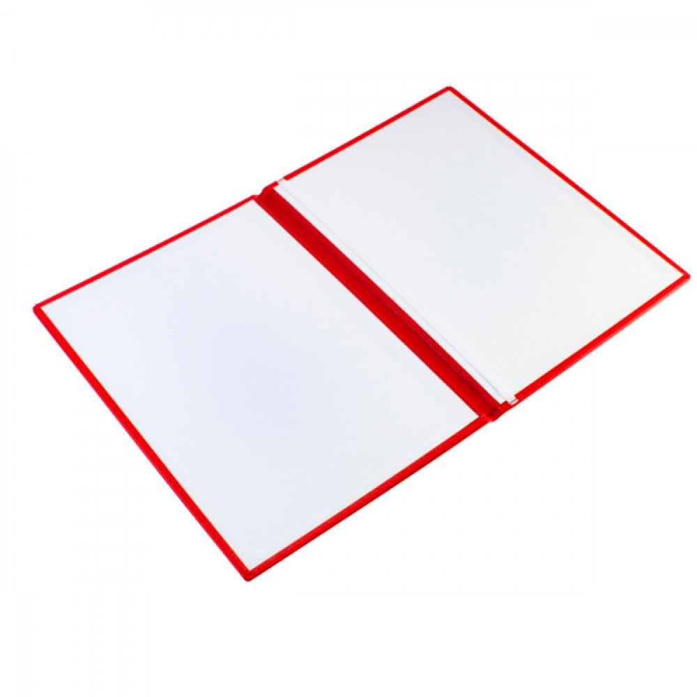 Папка А4 адресная "Optima" Вiтаемо" O36048-03 Nebraska красн.