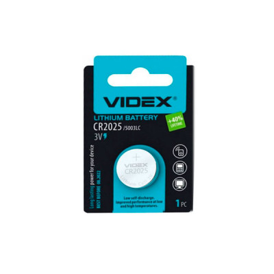 Батарейки  Videx 2025