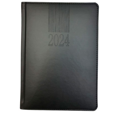 Ежедневник BuroMax  2024 А5 CODE BM2142-01 черный