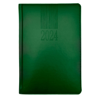 Ежедневник BuroMax  2024 А5 CODE BM2142-04 зеленый