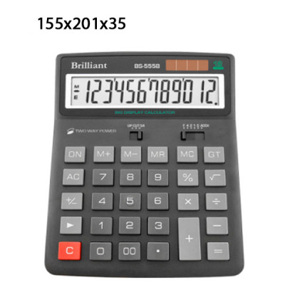 Калькулятор "Brilliant" BS-555B 12 разрядный