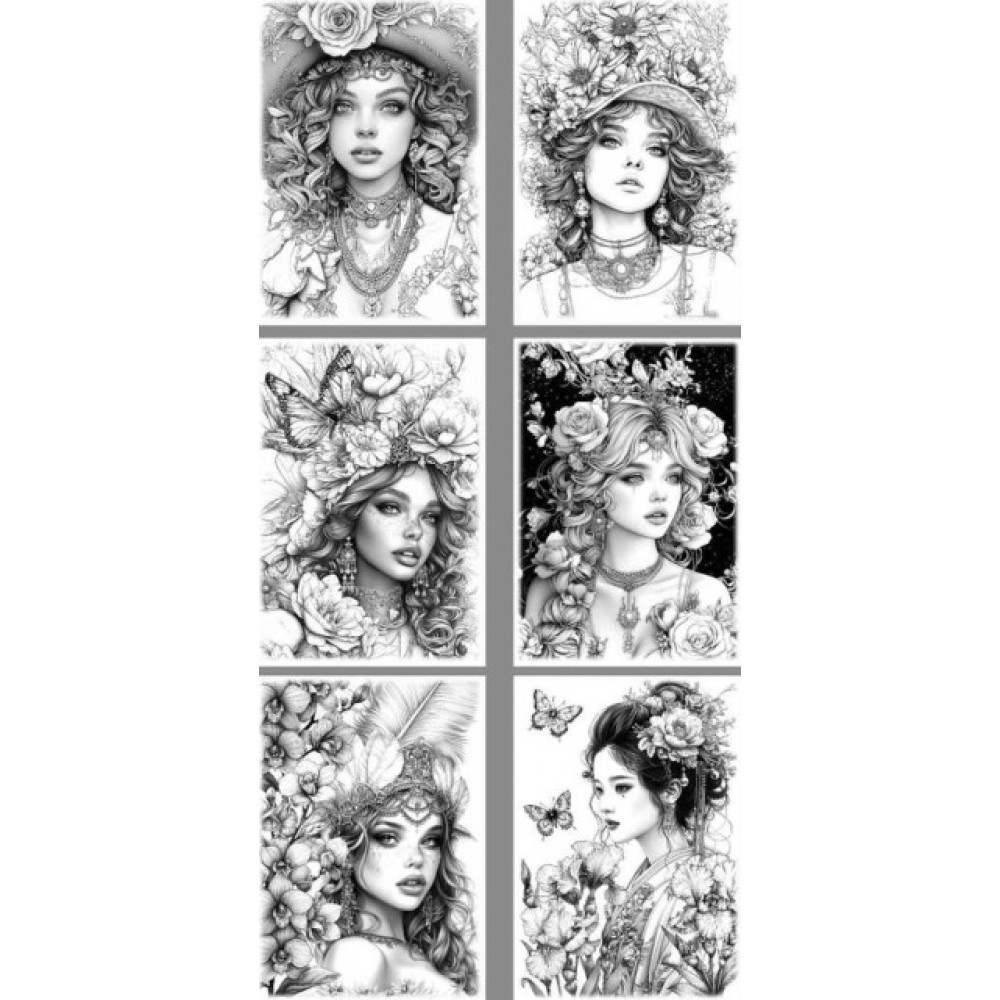 Раскраска 210х297 на скобе 24148 8 листов **