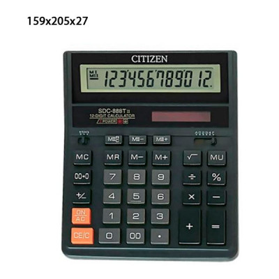 Калькулятор "Citizen" SDC-888 Т 12 разряный (аналог)