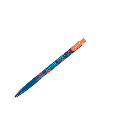 Ручка шариковая автоматическая Kite К21-363-02 Game over синяя