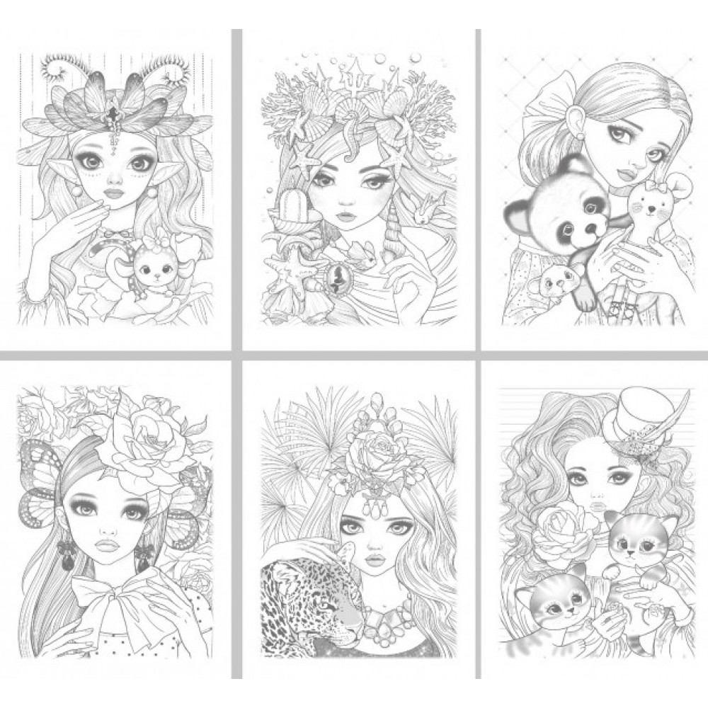 Раскраска 297х210 на скобе 23375 8 листов **