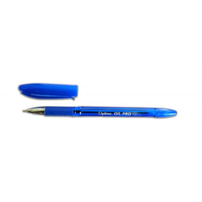 Ручка шариковая масляная "Optima" 15616-02 "Oilpro" синяя
