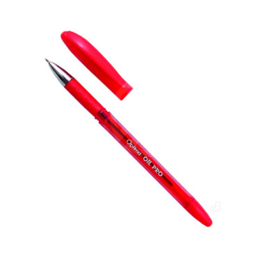 Ручка шариковая "Optima" 15616-03 "Oilpro" 0,7 мм  красная