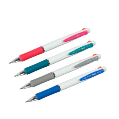 Ручка  шариковая автоматическая 0,5 мм BuroMax BM.8216 3 в 1 цвета микс