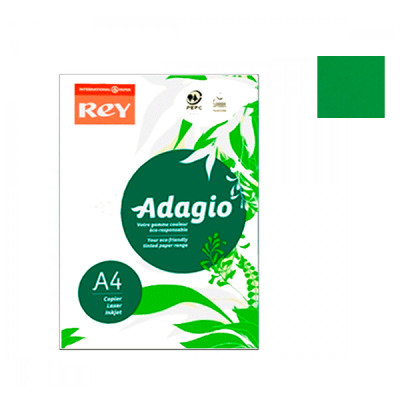 Бумага REY Adagio А4 160 г/м2 (250 л) 52 -темно-зеленая **