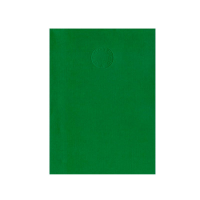 Блокнот А5 36 л ВА5936 чистый лист, пластиковая обложка, зеленый