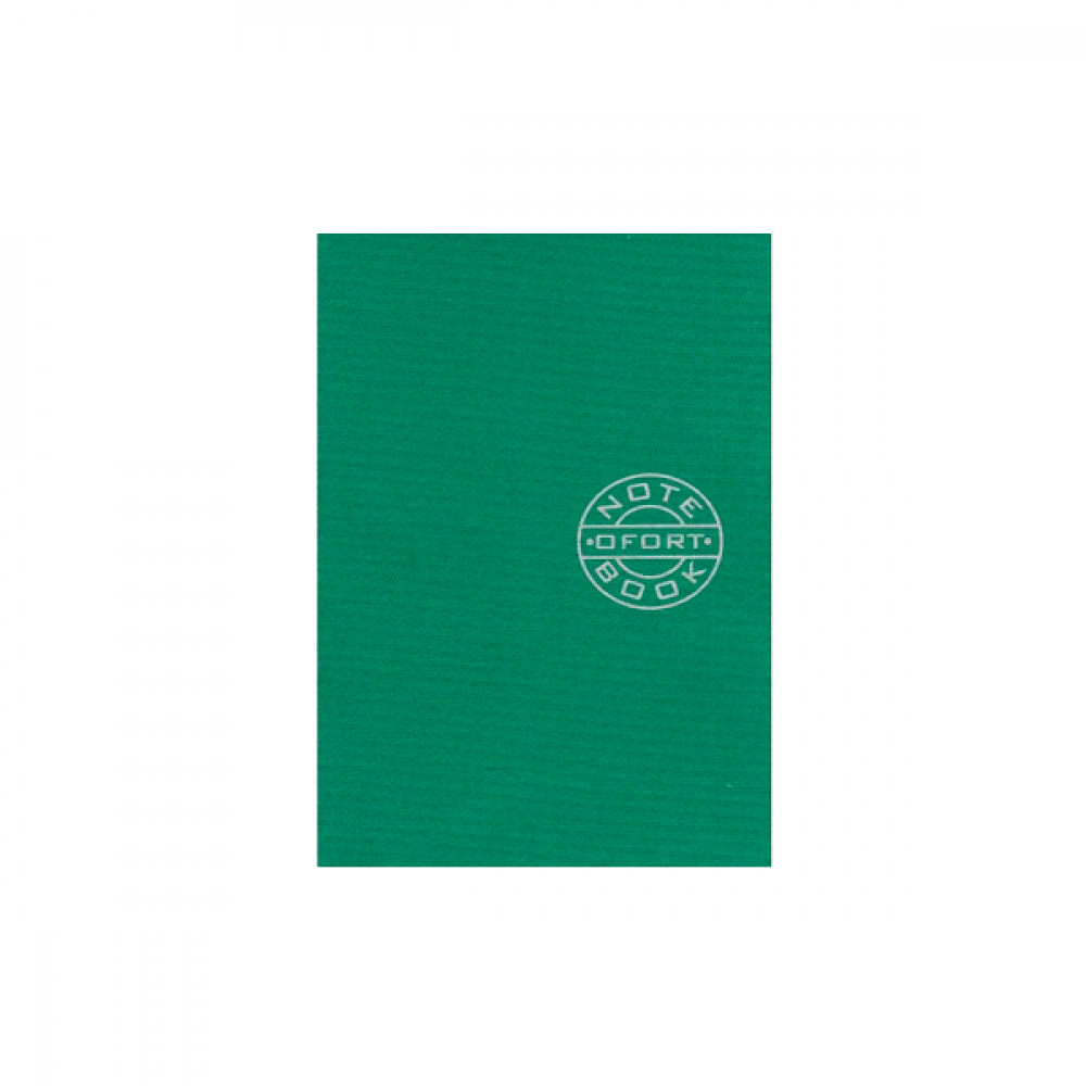 Блокнот  А6 36 л чистые листы  ЗК6836 зеленый