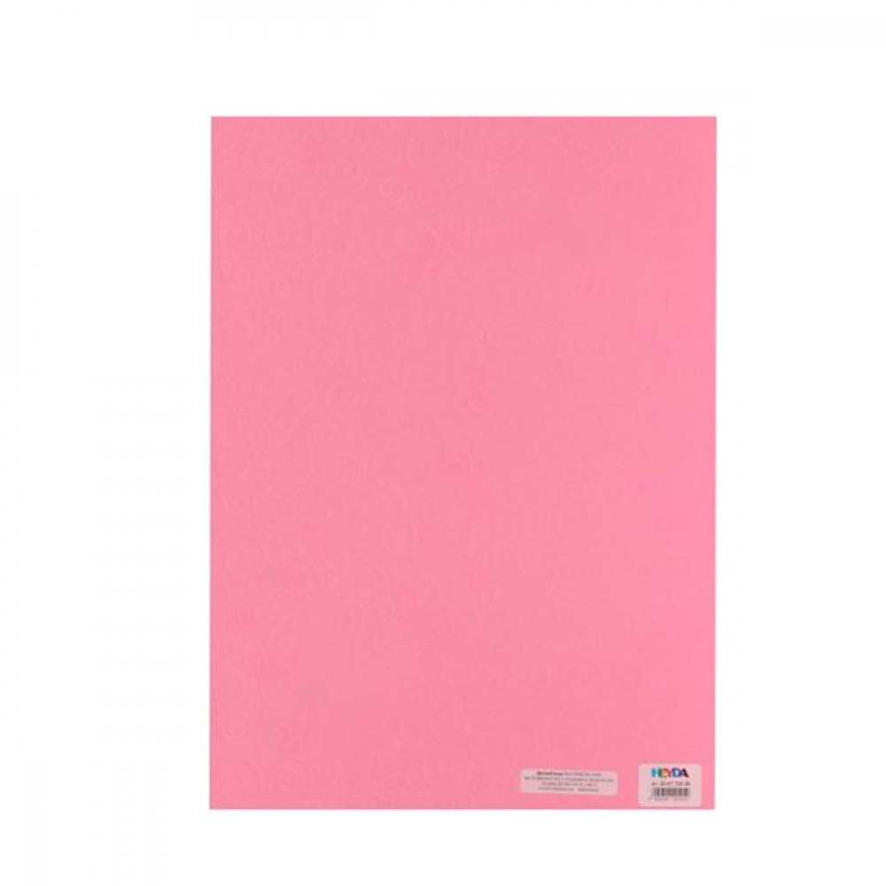 Бумага для дизайна "Heyda" А4 200 г/ м2 "Милан" 48352626 розовая