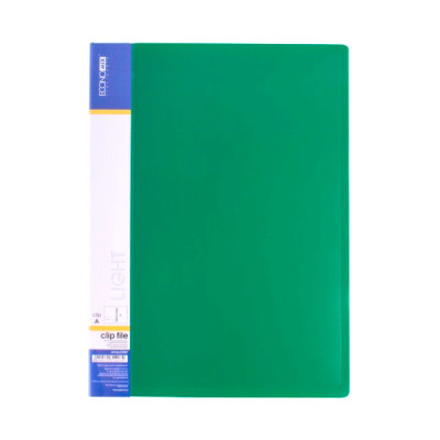 Папка-скоросшиватель  пластиковая А4 Economix E31207-04 Light зеленая
