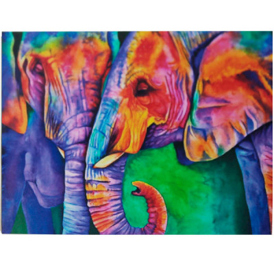 Набор алмазной живописи 40х50 Красочный слон EZ-512 **