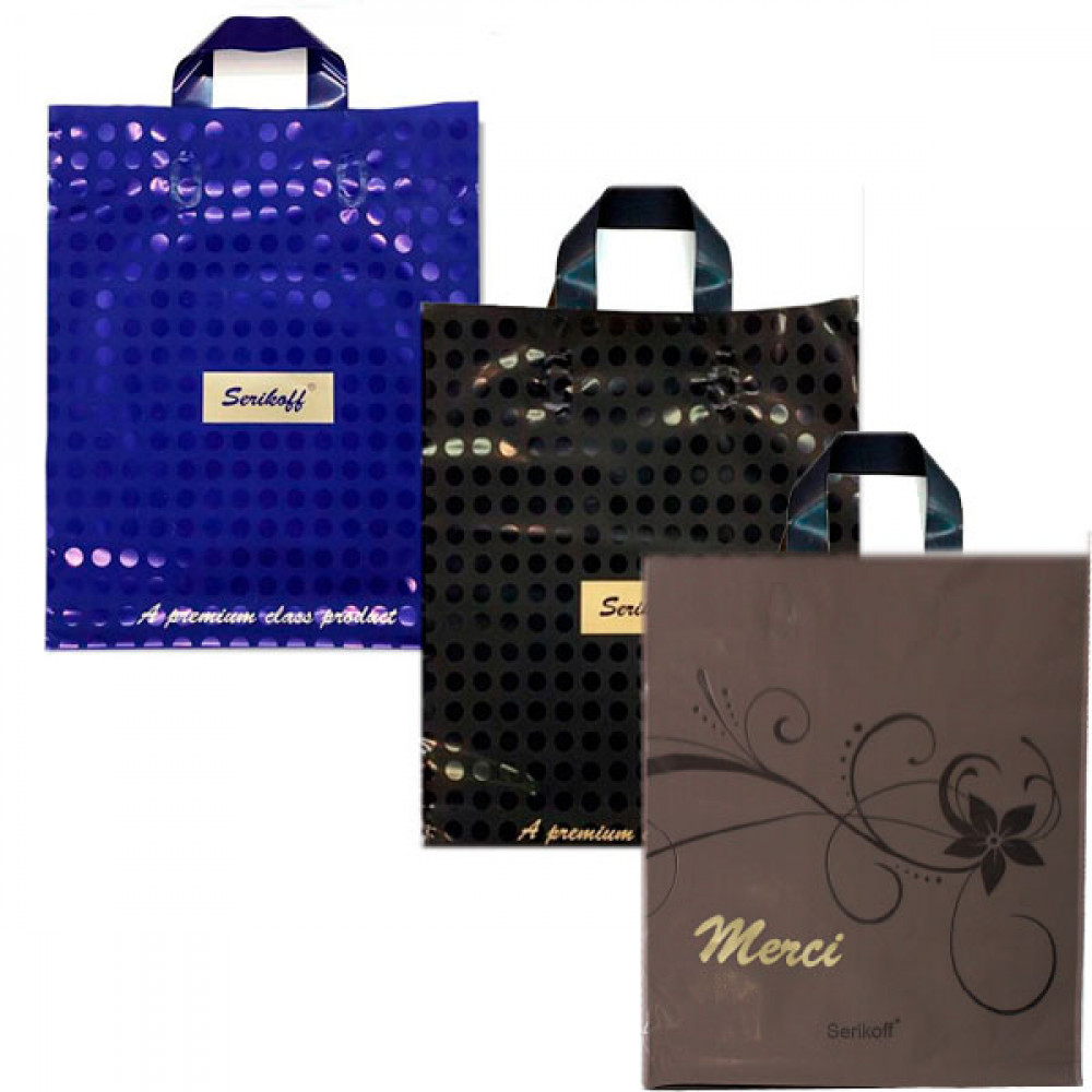 Пакет с петлевой ручкой 30 х 35 см Serikoff