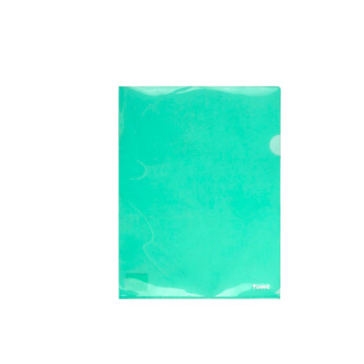 Уголок пластиковый А4 "Axent" 180 мк 1434-25 зеленый