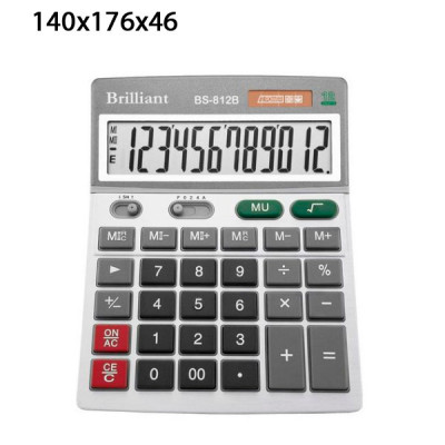 Калькулятор "Brilliant" BS-812 B 12р.