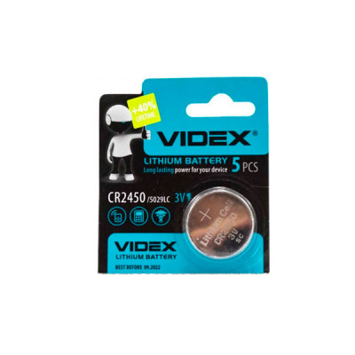 Батарейка  Videx CR2450