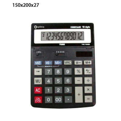 Калькулятор "Optima" O75505 12-рязрядный