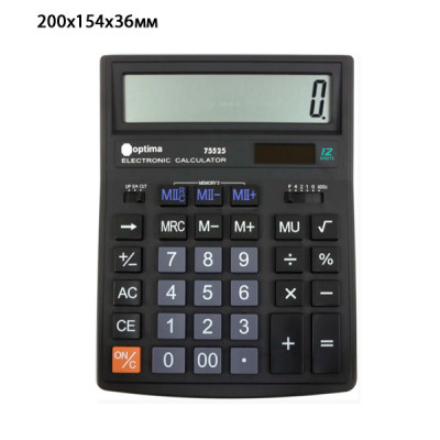 Калькулятор "Optima" O75525 12 разрядный