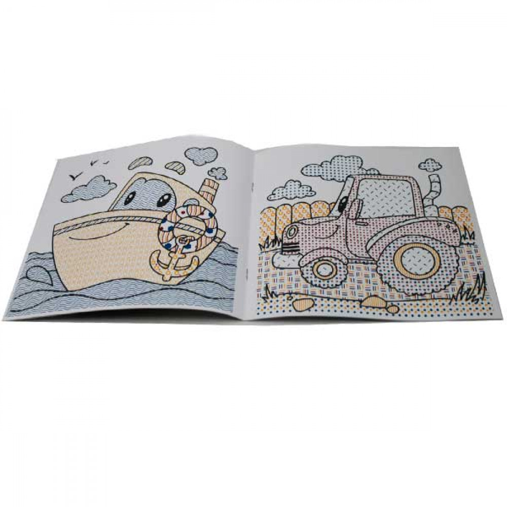 Раскраска водная "Транспорт"