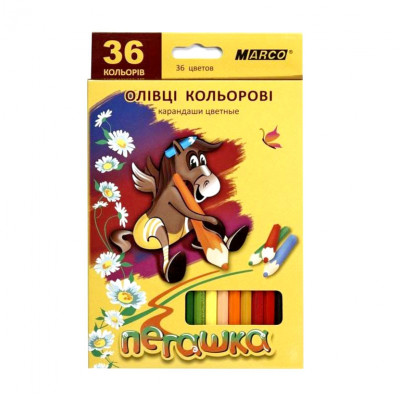 Карандаши "Marco" 1010 "Пегашка" 36 цветов  **