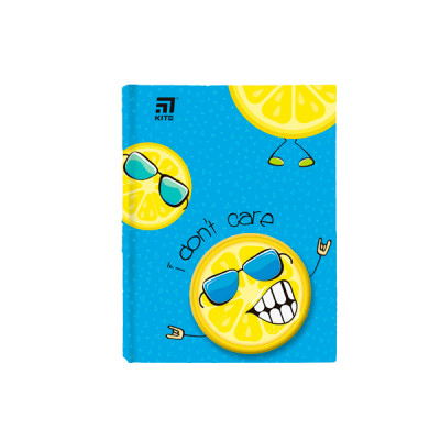 Блокнот А6 80 л точка "Kite" K20-285-1 "Lemon" твердая обложка